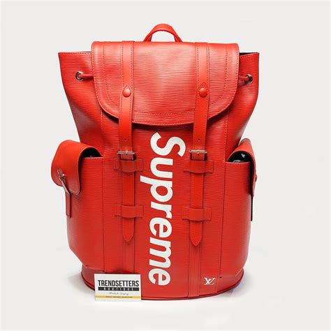 supreme lv laptop bag|louis vuitton x supreme christopher.